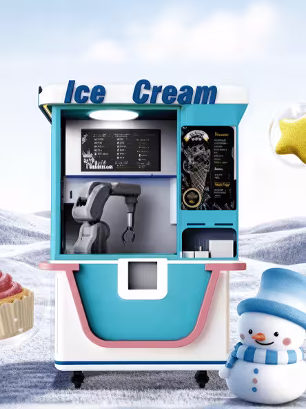 AI机器人冰淇淋亭