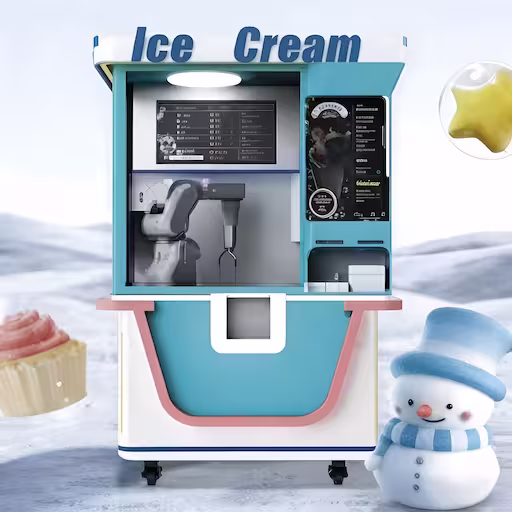 AI机器人冰淇淋亭